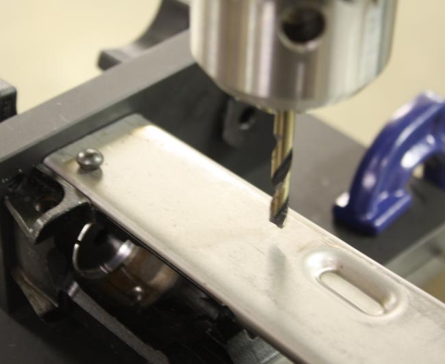 rivet drilling fixture