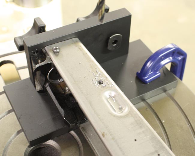 rivet drilling fixture