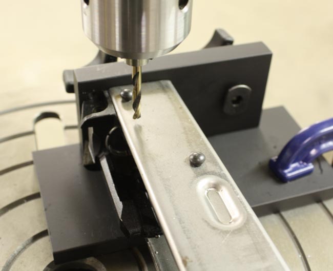rivet drilling fixture