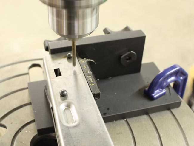 rivet drilling fixture
