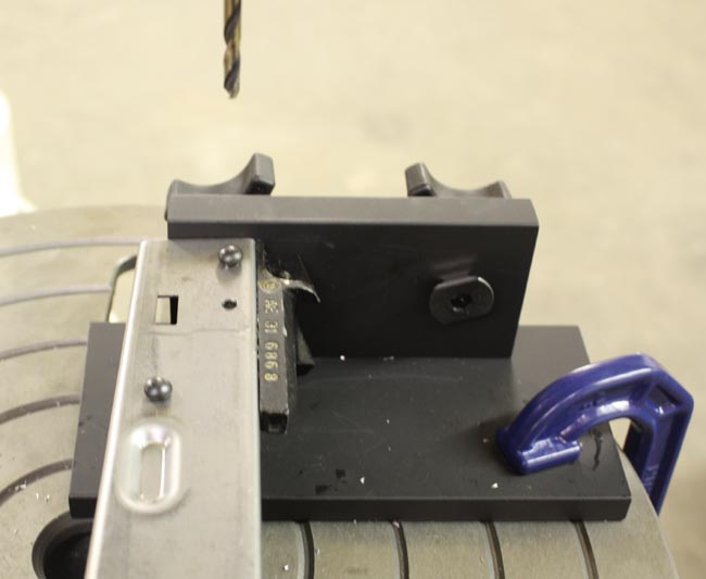 rivet drilling fixture