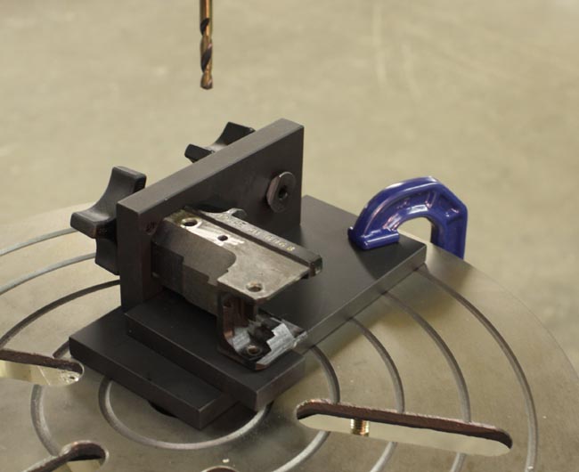 rivet drilling fixture