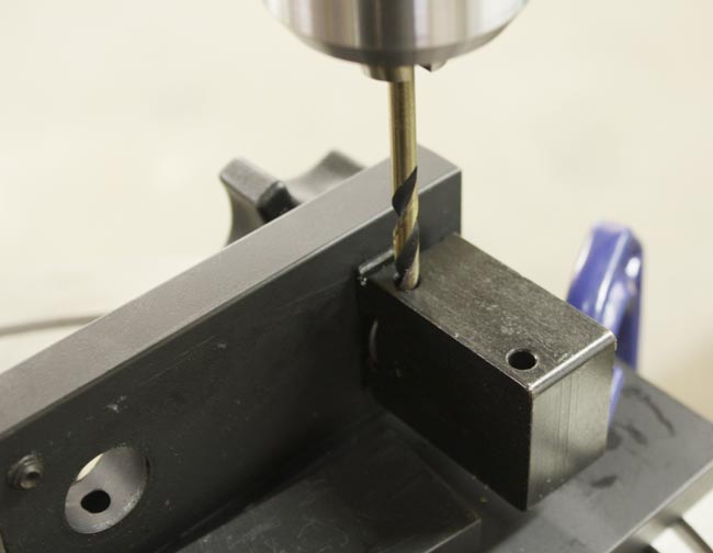 rivet drilling fixture
