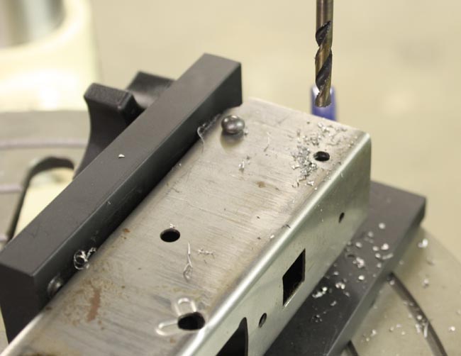 rivet drilling fixture
