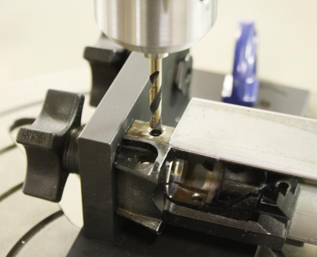 rivet drilling fixture