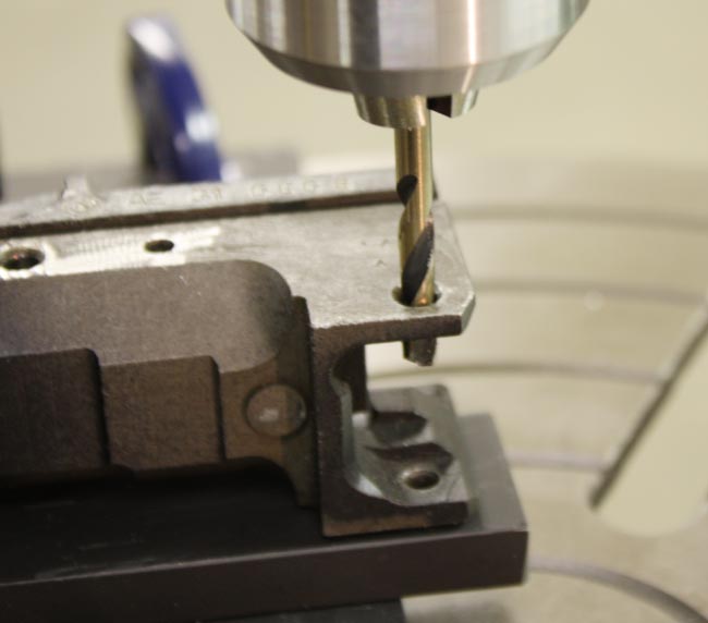 rivet drilling fixture