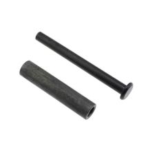 AK-Builder Bulgarian-style center support sleeve and rivet for 1mm receivers, heat treated alloy steel.