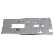 Top view of unbent Hungarian AMD 65 receiver flat, 1mm 4130 steel, in the white.