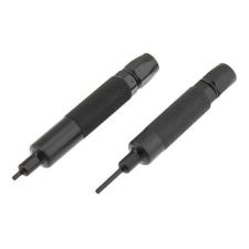 AK-Builder 2.5mm black oxided punch set, starter and long tools.
