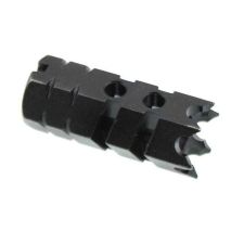 AR-15 1/2-28 SPIKED MUZZLE BRAKE/COMPENSATOR, N-43