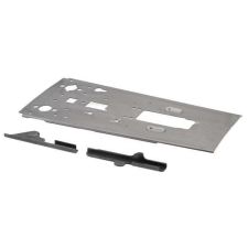 Angled view of Polish Underfolder 4130 steel flat in the white with bolt guide rails.