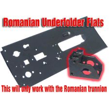 Romanian MD63/M65 underfolder receiver flat with bolt guide rails, annealed 4130 steel, pre-drilled holes.