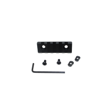TDI  PICATINNY RAIL WITH MLOK INTERFACE ALUMINUM BLACK 5 SLOTS, P3-61