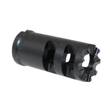 FOUR SLOT MUZZLE BRAKE WITH 14MM-1 LH THREADS, C1-31
