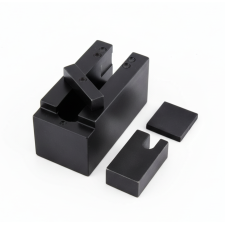 AK-Builder Trigger Guard Riveting Jig, black oxide finish, with detached components.