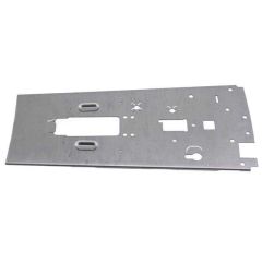 Top view of unbent Hungarian AMD 65 receiver flat, 1mm 4130 steel, in the white.