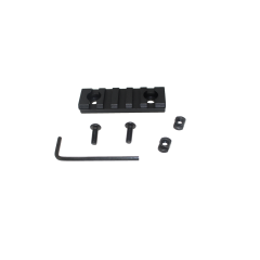 TDI  PICATINNY RAIL WITH MLOK INTERFACE ALUMINUM BLACK 3 SLOTS, P3-31