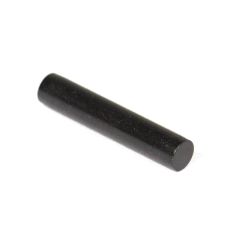 Angled view of dark, heat treated 4140 steel Yugo M70/M72 oversize barrel pin, .315.