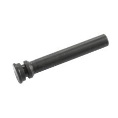 AK-Builder black oxided heat treated tool steel extended length axis pin with head.