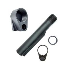 TDI  AK M4 STOCK ADAPTER FOR YUGO M70 NPAP AND OPAP + MIL STD TUBE CASTLE NUT AND A QD PLATE, P3-11