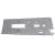 Top view of unbent Hungarian AMD 65 receiver flat, 1mm 4130 steel, in the white.