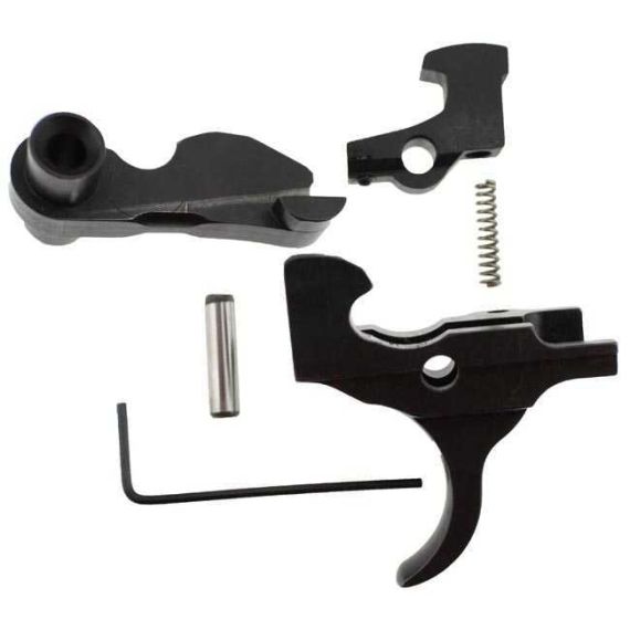 Blued milled Red Star 7.62/5.45 adjustable AK trigger, hammer, disconnector kit with wrench.