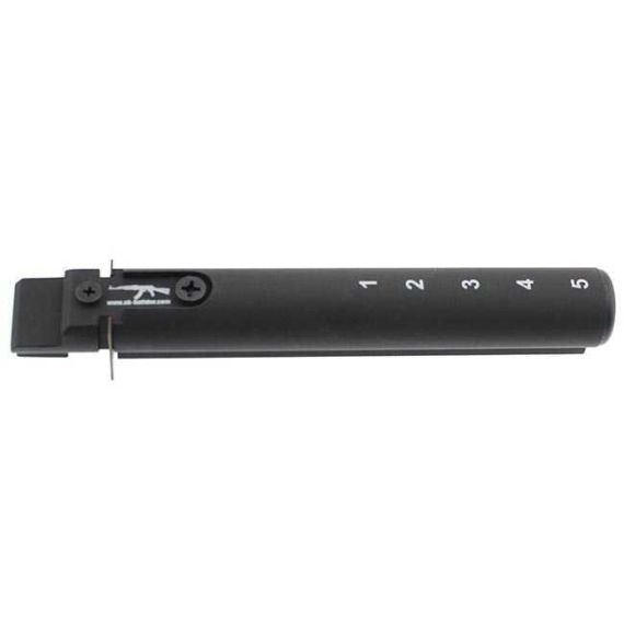 AK-Builder AK47-AK74 hard anodized 6061 T6 aluminum 5 position commercial buffer tube.