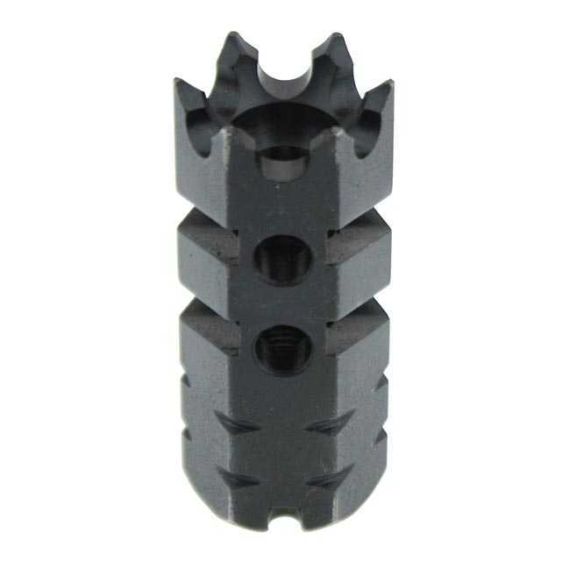 AR-15 1/2-28 SPIKED MUZZLE BRAKE/COMPENSATOR, N-43