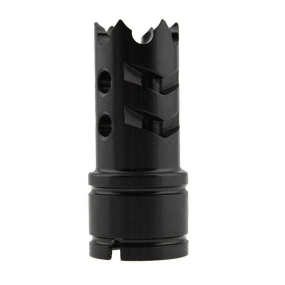 AK-Builder Yugo M92/M85 26mm LH fishbone brake, black oxided 4140 steel, jagged top.
