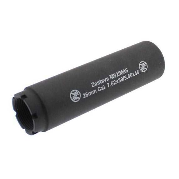 YUGO M92/M85 PAP ZASTAVA 5" FAKE SUPPRESSOR BLACK ANODIZED, L1-41