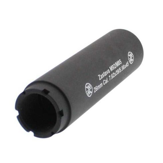 YUGO M92/M85 PAP ZASTAVA 5" FAKE SUPPRESSOR BLACK ANODIZED, L1-41