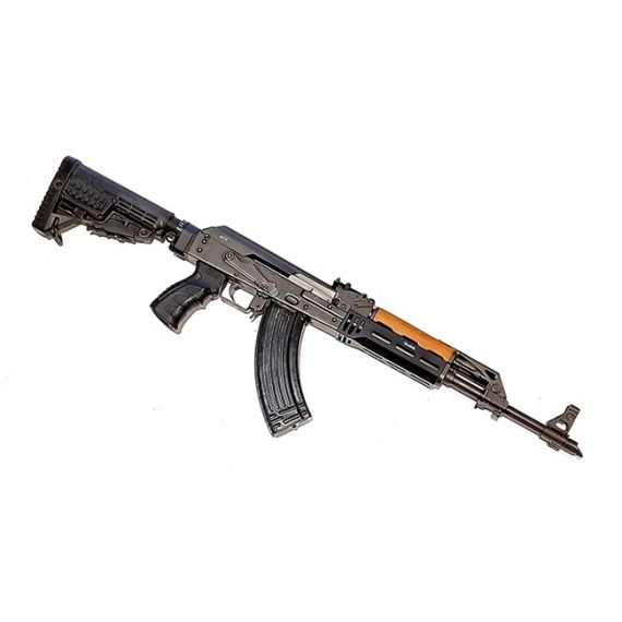 TDI  AK M4 STOCK ADAPTER FOR YUGO M70 NPAP AND OPAP + MIL STD TUBE CASTLE NUT AND A QD PLATE, P3-11