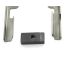 Close-up of AK-Builder fixture black oxide clamp block and in the white lower bolt guide rails.