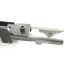 AK-Builder black oxide steel rail alignment fixture clamping lower bolt guide rails in stamped AK receiver.