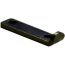 Angled view of black finished Saiga 12 trigger guard with two rivet holes.