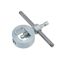 AK-Builder AKFST heavy-duty machined steel front sight tool with windage clamp and elevation T-handle.