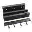 AK-Builder Flat Bending Die Set: machined steel punch, alignment pins, receiver flat, and base.