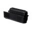 Angled view of black plastic Romanian RPK upper handguard with heat shield.