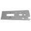 Top view of unbent Hungarian AMD 65 receiver flat, 1mm 4130 steel, in the white.
