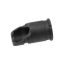 AK-Builder black oxide slant brake, machined profile with rear cut.
