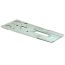 Angled view of AK-Builder 1.5mm 4130 steel Yugo M85/M95 underfolder flat, in the white.