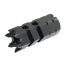 AR-15 1/2-28 SPIKED MUZZLE BRAKE/COMPENSATOR, N-43