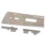 Romanian 7.62 RPK 1.5mm receiver flat and matching bolt guide rails, 4130 steel in the white.