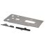Angled view of Polish Underfolder 4130 steel flat in the white with bolt guide rails.