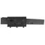 AK-Builder Receiver Blank Drilling Fixture, black oxide, with laser-marked pin holes on an AKM 80% receiver.