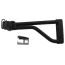 Black steel Polish Beryl AKM sidefolding stock, Warsaw length, with retaining bracket.