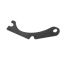 Red Star Arms FCG pin retaining plate, dark heat-treated steel, side view.