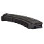 Angled view of black Key-Arma 30-round 5.45x39 windowed AK magazine, fiberglass reinforced.